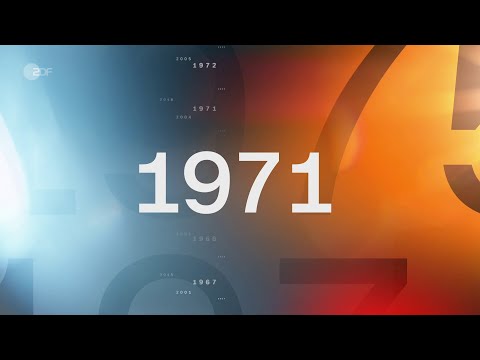 Das Jahr 1971 - Zeitreise (ZDF, Bilder aus 60 Jahren) 60 Jahre Nachrichten und Zeitgeschehen