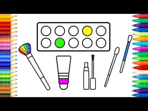 For Adults Free Coloring Pages For Girls Makeup And Beauty