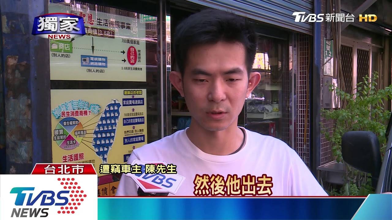 守株待兔！　竊臨停車偷萬元　笨賊落掉20萬