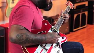 Video thumbnail for Duesenberg Mike Campbell II signature Electric Guitar by Make'n Music Chicago feat Kirk Fletcher by makenmusictv