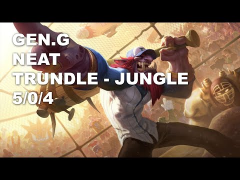 Gen.G Neat Jungle Trundle vs Ekko - KR Master Patch 10.9
