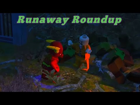 Lego DC Super Villains - Runaway Roundup (Free Roam Challenge)