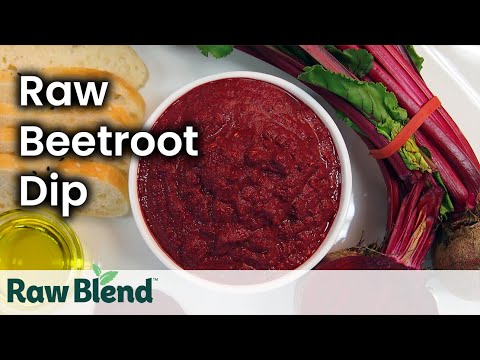 How to make a Blissful Beetroot Dip in a Vitamix Blender | Recipe Video