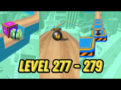 Going Balls - Speedrun Gameplay Level 277-279 CHECKPOINT. This is the fastest ball