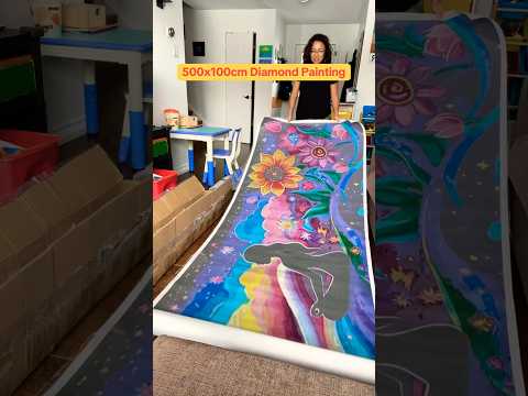 THE BIGGEST DIAMOND PAINTING EVER! #foryou #shorts #shortvideo #shortsfeed #shortsvideo #short #fyp