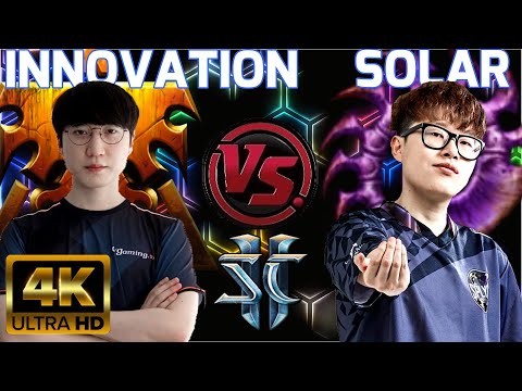 Starcraft 2: INnoVation [T] v Solar [Z] - Lightshade, StayAtHome Story Cup #3, in 4K