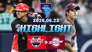 [검증마트]6월23일 KIA 키움 KBO 하이라이트