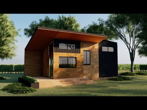 MODERN TINY HOUSE WITH DOUBLE LOFT (215 sq ft)