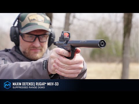 MKIV-SD | Integrally Suppressed Ruger® Mark IV by Maxim Defense