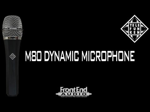 Telefunken Elektroakustik M80 Dynamic Microphone (Black) image 6
