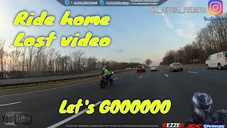 Ride home from work lost footage