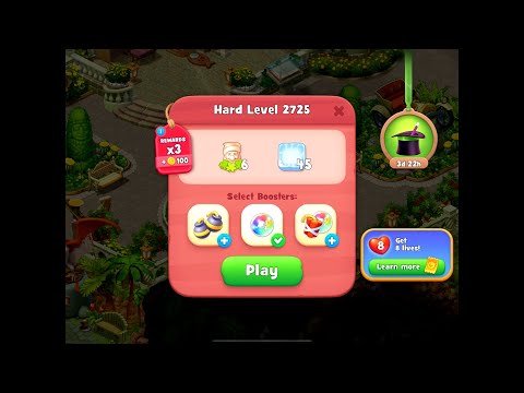 Gardenscapes Level 2725