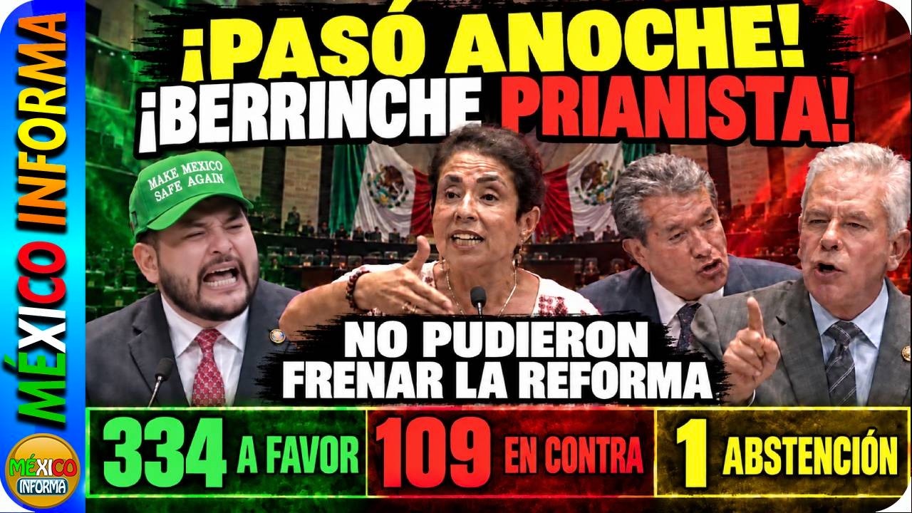 PASÓ ANOCHE. PRIANISTAS HICIERON BERRINCHE. NO PUDIERON FRENAR REFORMA DE DOBLE NACIONALIDAD.