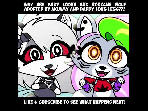 Roxxane Wolf, Loona,Daddy Long Legs & Mommy Long Legs edit #Shorts #helluvaboss #fnaf #poppyplaytime