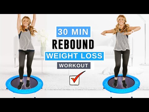 30 Minute Rebounder Workout For WEIGHT LOSS Over 50!