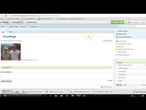 PBWorks Wiki How to Create Pages