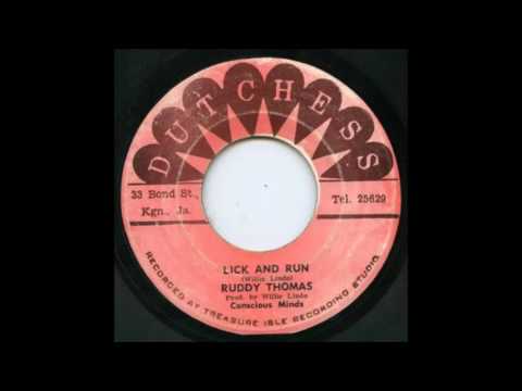 ReGGae Music 718 - Ruddy Thomas - Lick And Run [Dutchess]