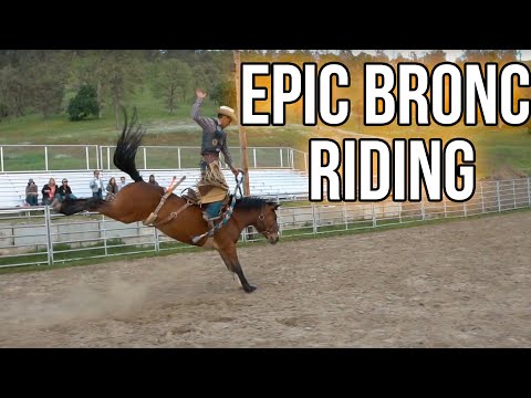 Epic Bronc Riding Practice - 4-20-19 | Veater Ranch