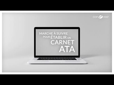 Etablir un Carnet ATA - Tutoriel