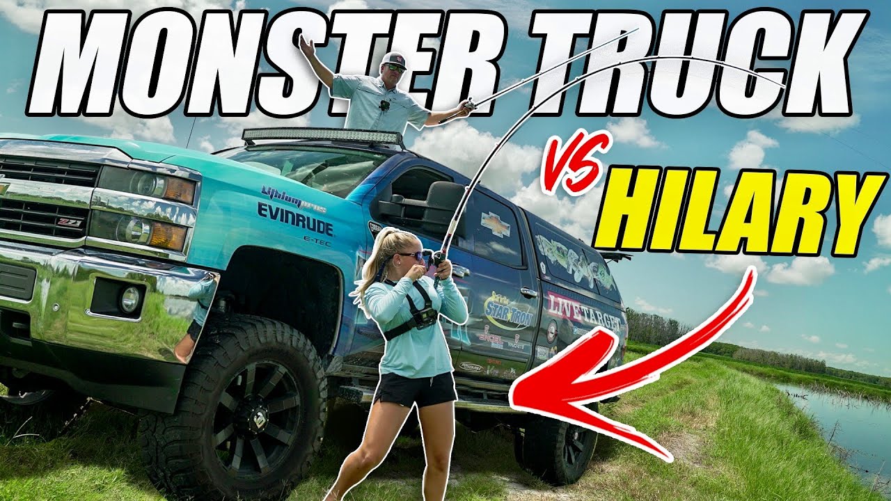 MONSTER TRUCK vs Hilary Bank Fishing