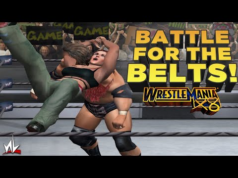 nL Highlights - THE BATTLE FOR THE BELTS! (WWE Wrestlemania X-8)