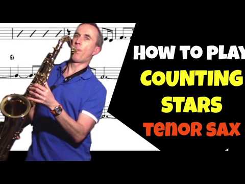How to play ¨Counting Stars¨ | One Republic | Tenor saxophone | MexSax