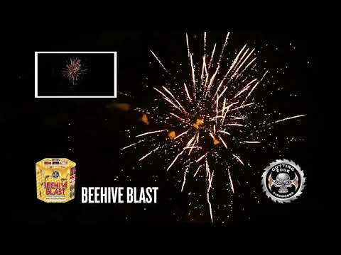 Beehive Blast - 200g Multi-shot Cake - 19 shots - Cutting Edge Fireworks