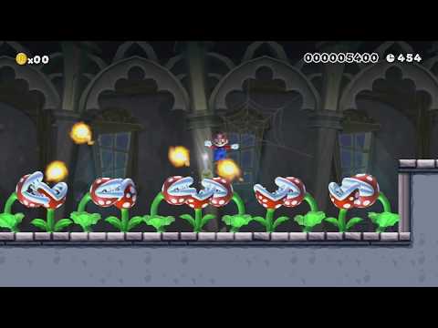 Ghost House Spin Jumps by NinLL72 - SUPER MARIO MAKER - NO COMMENTARY 1bj