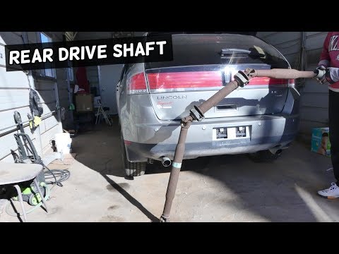 HOW TO REMOVE REPLACE REAR DRIVE SHAFT OR BEARING LINCOLN MKX FORD EDGE