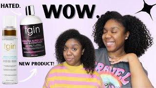 Revisiting A Product I Didn't Love & Something NEW | TGIN Green Tea LeaveIn & Water Activated Mousse