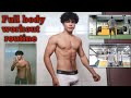 Full Body Workout Routine At The Gym Young Bodybuilder / Muscle Flexing 🔥💪