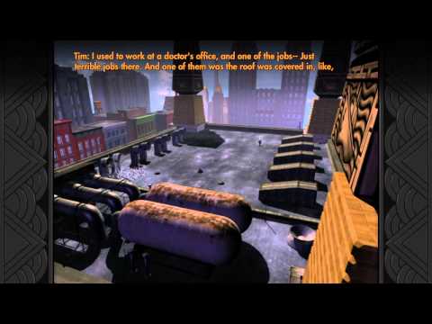 Grim Fandango Remastered rooftop commentary