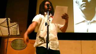 Mario Ellis Hill reads at Does the Secret Mind Whisper: A Celebration of Bob Kaufman (3)