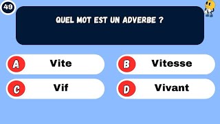 50 Questions de Français 🇫🇷 | Teste Ton Niveau en 10 Minutes ! 🧠