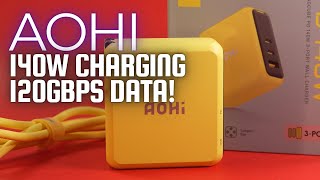 AOHI Adonis USB4 Cable & Magcube 140W GaN Charger Review: Worth It?