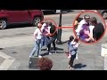 Skateboarder Grabs A Granny Boob Fail