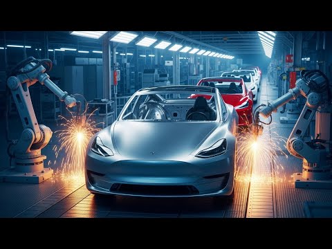 FULL PROCESS | TESLA Inside the Electric Supercar Factory – How Luxury EVs Are Built fromScratch