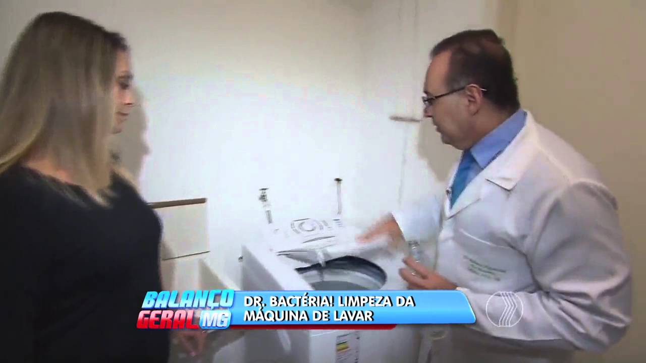 Dr. Bactéria! limpeza da máquina de lavar - Balanço Geral
