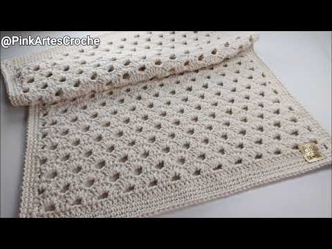 🔴 Natural Rectangular Rug @PinkArtesCroche