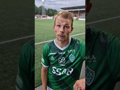 Aleksander Zetterström efter 2-2 i derby for IK Brage mot Gefle IF 28.06.2024