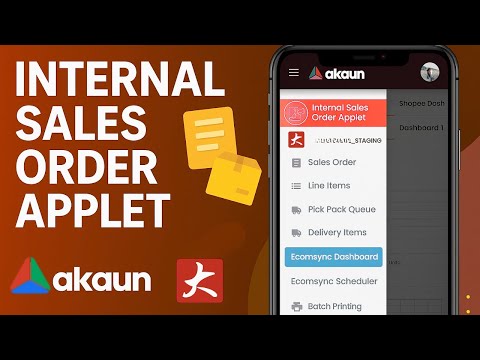 内部销售订单小程序视频