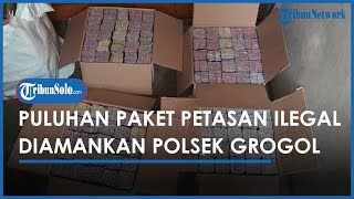 Tak Jadi Untung, Pria Ini Kepergok Polisi saat Bawa Paket Petasan Ilegal Siap Edar di Solo Baru