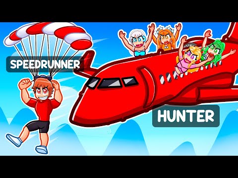 Speedrunner Vs Hunters In GTA 5 With MY CRAZY FAN GIRLS..