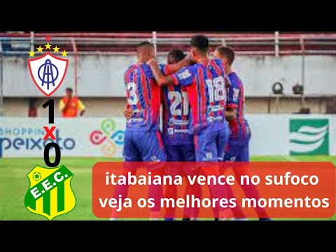 FUI VER ITABAIANA X ESTANCIANO CAMPEONATO SERGIPANO 2023