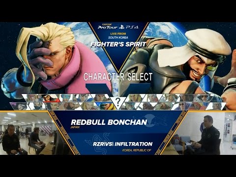 SF5 - Fighter’s spirit 2016 Grand Final Bonchan /Nash/ vs ZR|VS|Infiltration /Rashid/ HD720p 60FPS