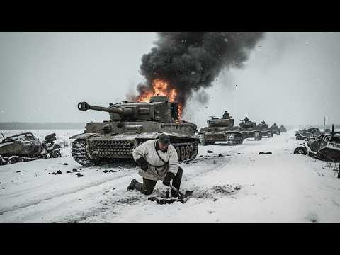 Němci si mysleli, že sníh jen kryje stopy – Sověti pod něj skryli miny a cesta se stala hřbitovem!