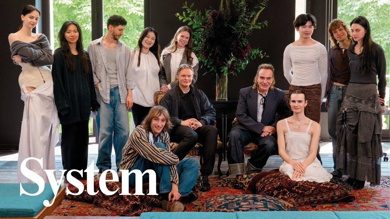 John Galliano gives MA fashion students a masterclass in creativity at Margiela HQ | System stories