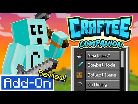 CRAFTEE COMPANION ADDON: YOUR OWN HELPER IN MINECRAFT SURVIVAL Xbox, PS4, Mobile, Switch, PC