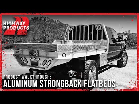 Highway Products | Aluminum Strongback Flatbeds