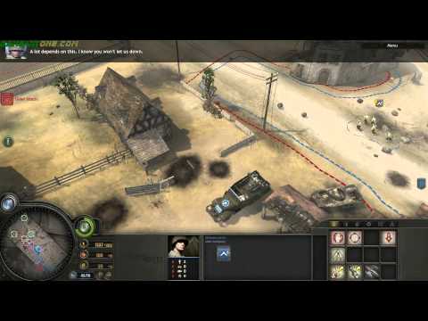 walkthrough [company of heroes][1080p][PC] - mission 5 Montebourg
